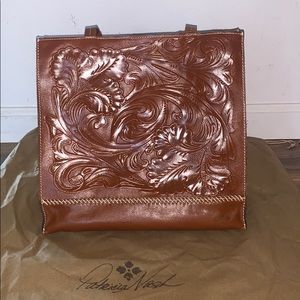 NWT Patricia Nash Tooled Tote